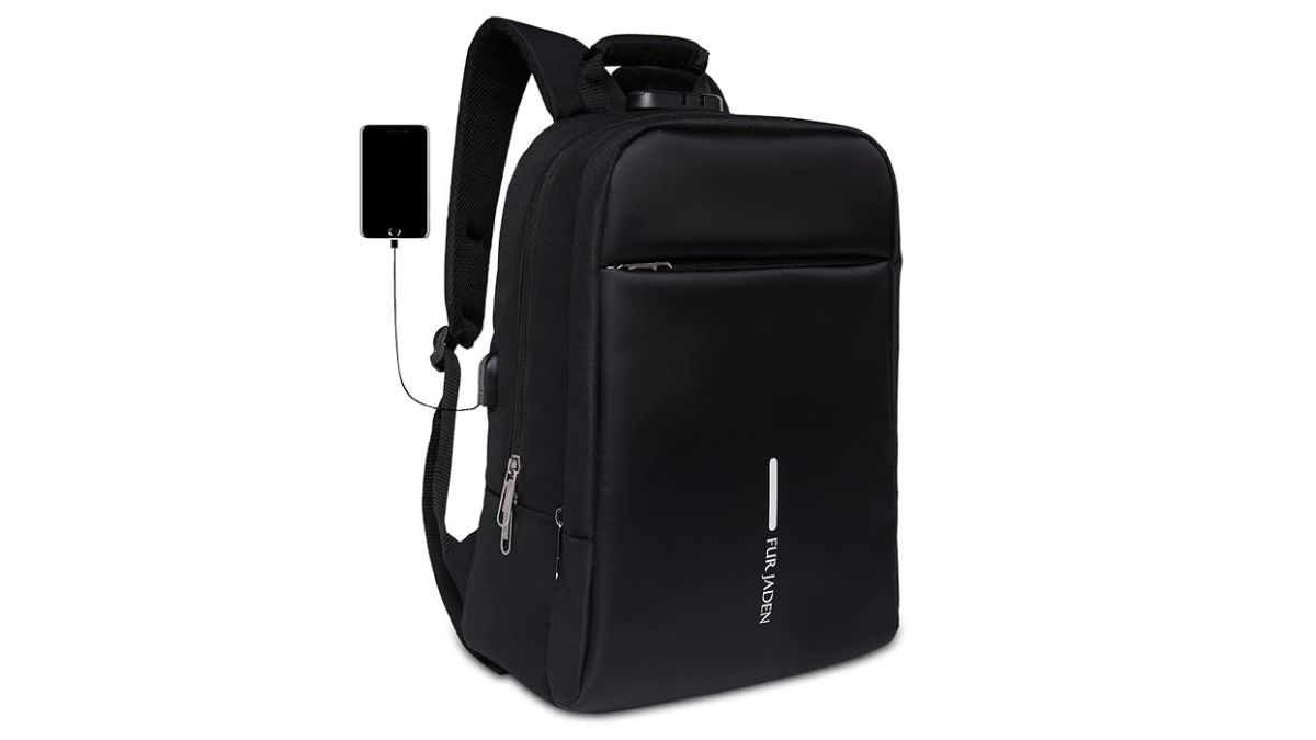 FUR JADEN Anti Theft Number Lock Backpack Bag