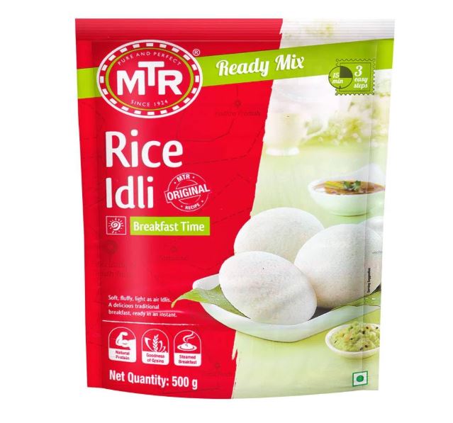 MTR Rice Idli Mix - Breakfast Mix | Quick Breakfast | Instant Ready to Cook Mix | Ready-To-Make South Indian Breakfast | 500g