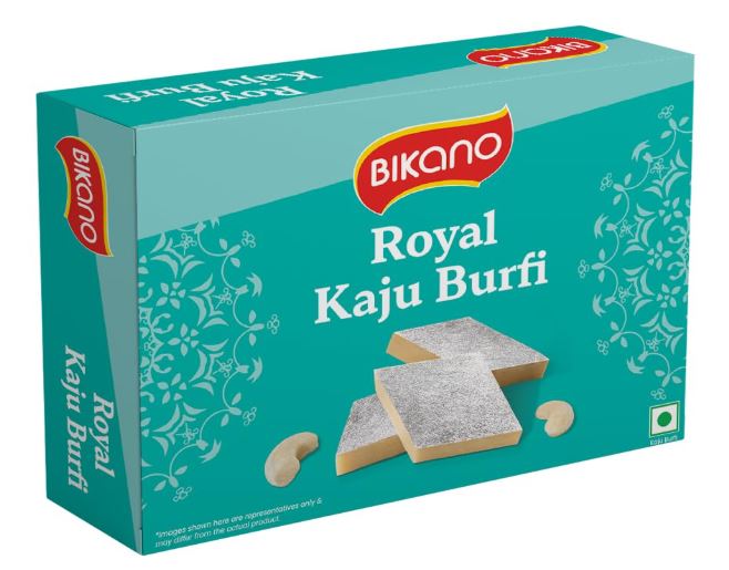 Bikano Royal Kaju Burfi Premium Indian Sweet | Rich & Creamy Cashew Fudge | Festive & Gifting Delight  200g