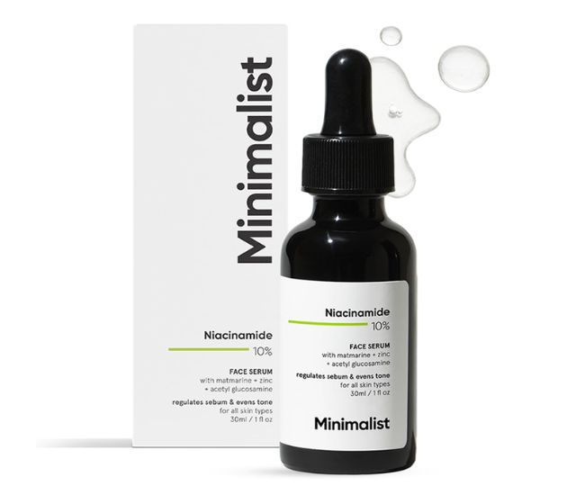 Minimalist Oil Control & Anti-Acne 10% Niacinamide Face Serum with Zinc