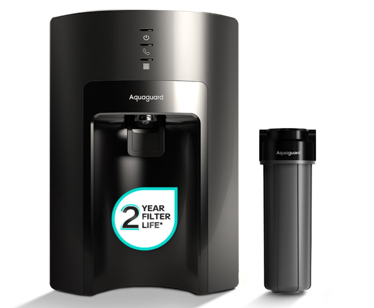 Aquaguard Delight Aquasaver RO+UV+UF+MC Tech | 2-year filter life | With Mega Sediment filter