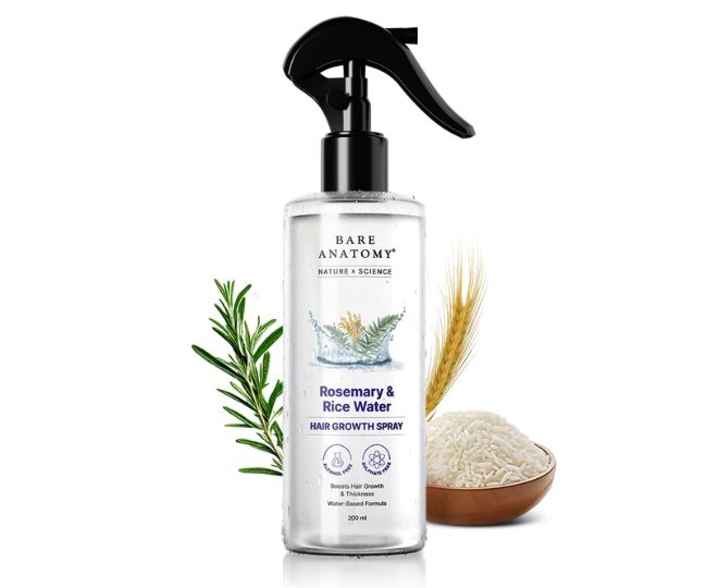 Bare Anatomy Nature x Science Rosemary Water Spray with Rice Water 200 ml
