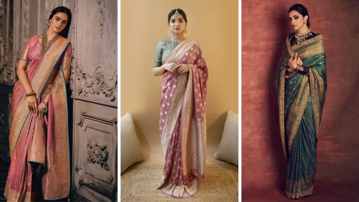 ladies banarasi saree