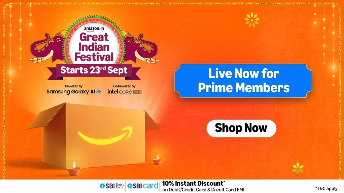 Amazon Great Indian Festival Sale LIVE: Prime Members Get a Head Start on the Hottest Deals on PS5 Slim, MacBook, iPad, and More 