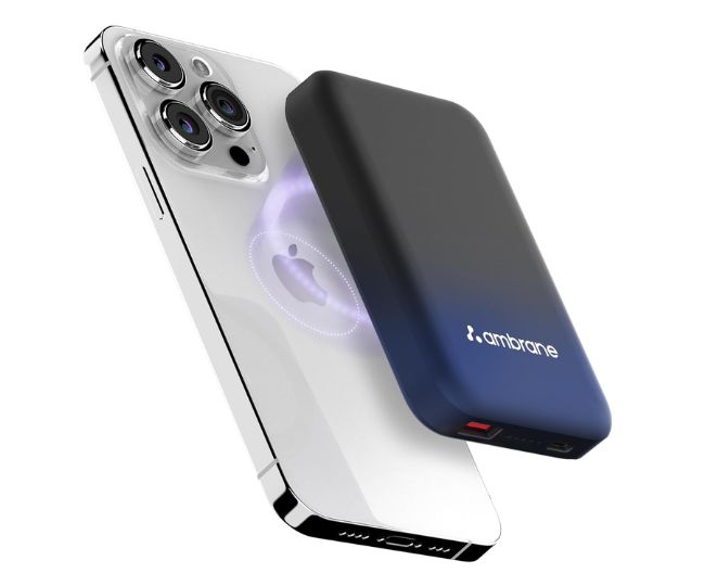 Ambrane Magsafe Wireless 10000Mah Power Bank