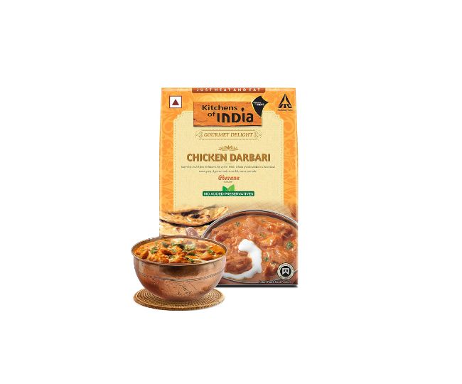 Kitchens of India Chicken Darbari, ITC Ready to Eat Indian Food, Just Heat and Eat, Microwavable, 285g