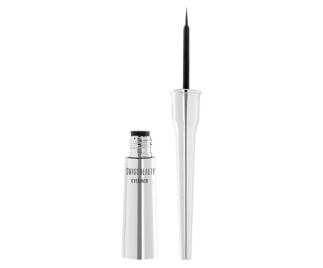 SWISS BEAUTY Eyeliner, Eye MakeUp, Black, 7ml