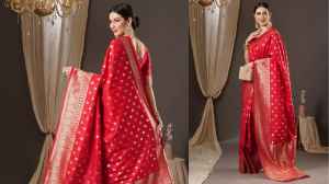 Karva Chauth 2025 Special Top 5 Red Silk Sarees for Women 