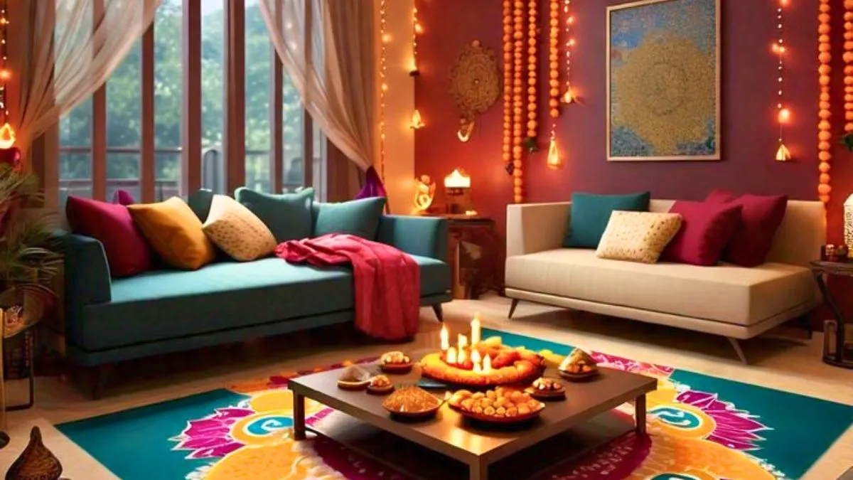 Diwali Living Room Decor
