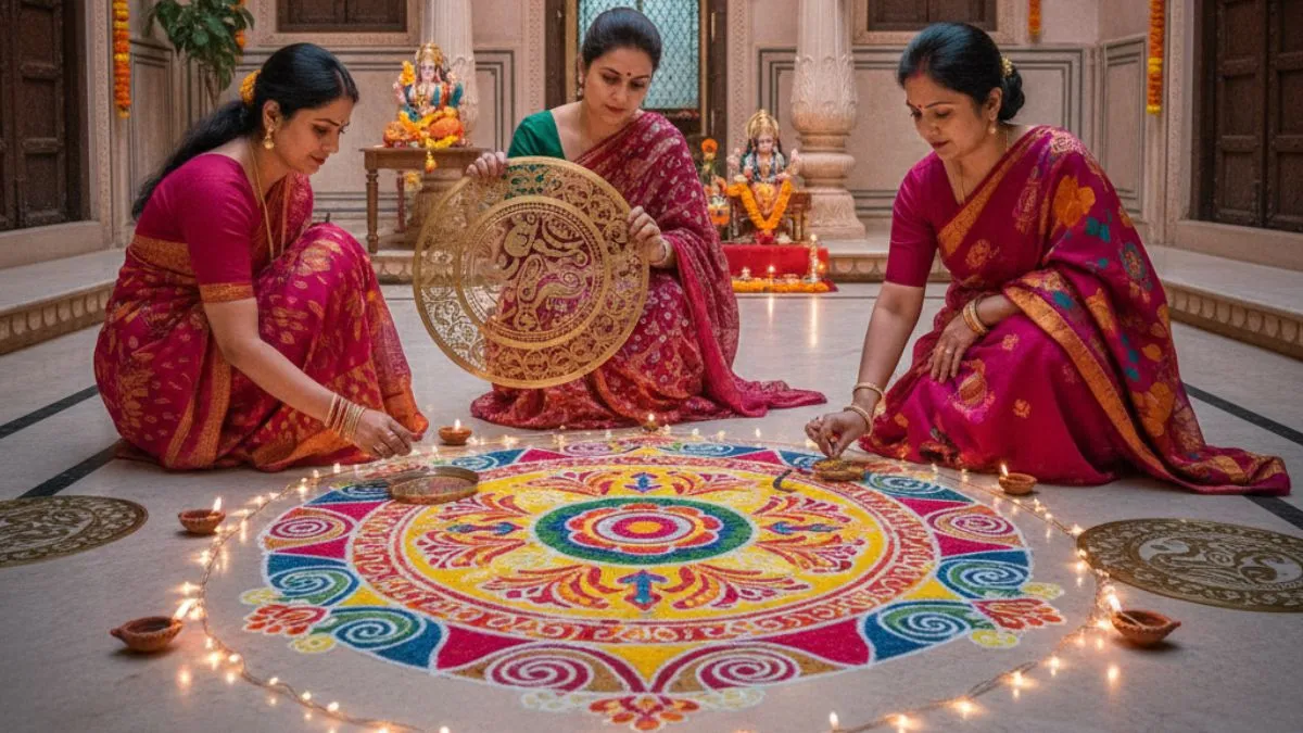 Diwali Rangoli Designs 2025: 5 Best Stencils for Quick Home Decorations