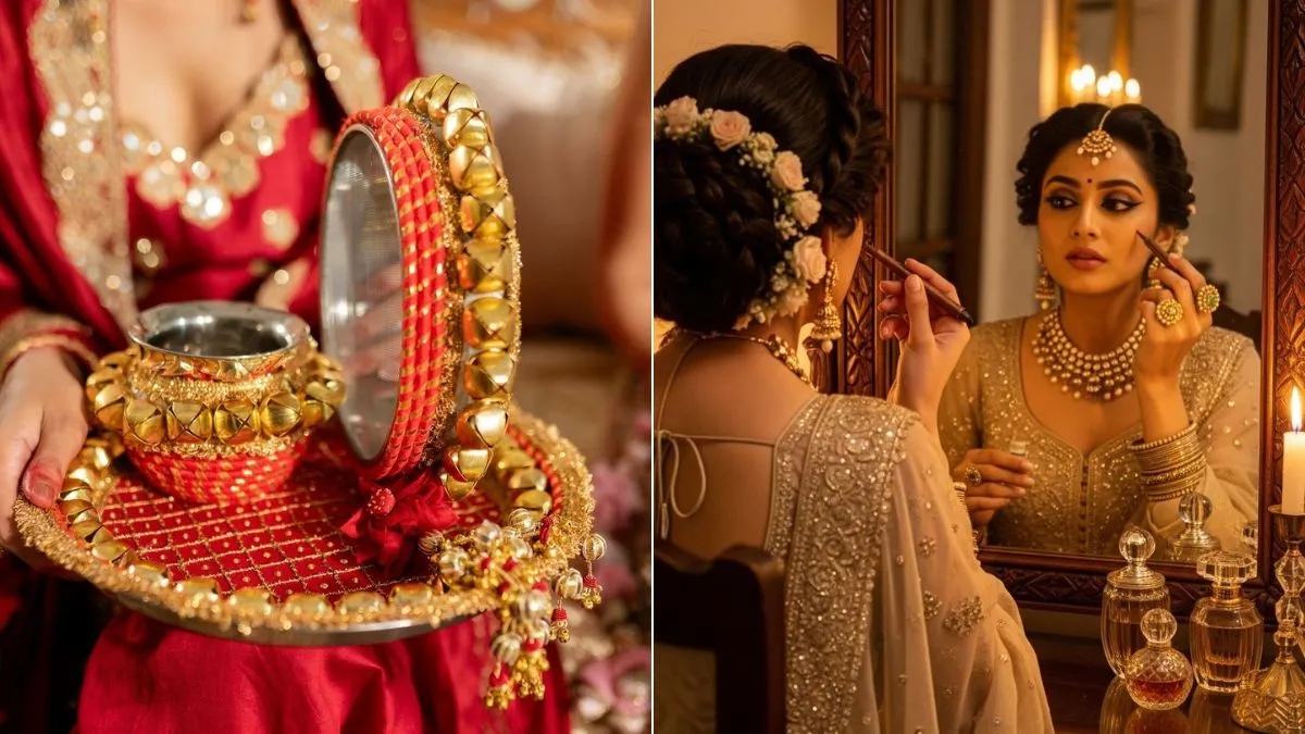 Simple Makeup Steps for Karwa Chauth