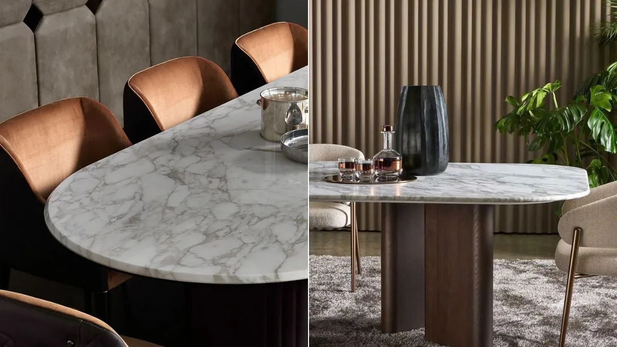 Italian Marble Dining Table Designs