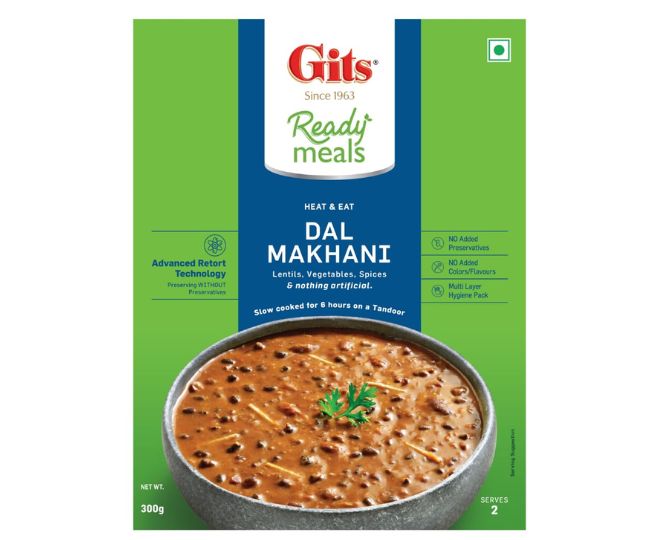 Gits Ready to Eat Basmati Rice + Dal Makhani Combo Meal