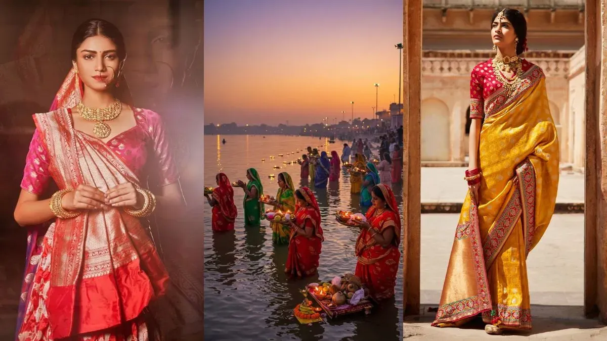 Saree For Chhath Puja