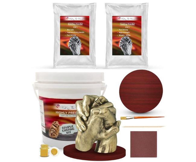 Mold Your Memories hand casting kit for couple