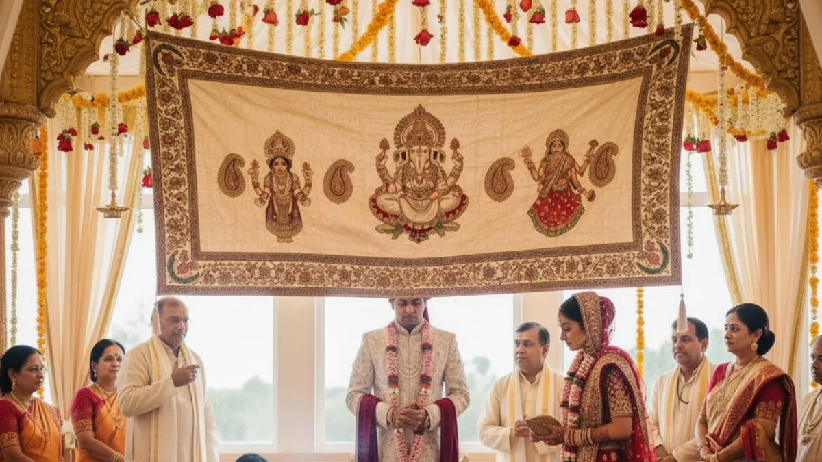 Get 5 Trending Antarpat Designs for Wedding with Gemini AI Photo Prompt