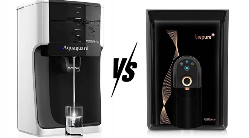 Livpure Vs Aquaguard Water Purifiers