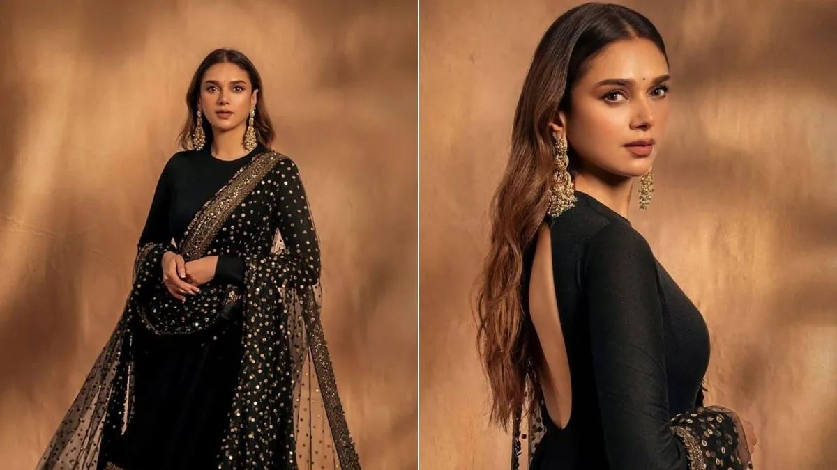 Wedding-Ready Black Anarkali Suit