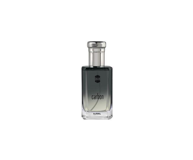 Ajmal Carbon Liquid Eau De Parfum For Men With Citrus, Fresh, Green Spicy, Woody & Musky Scent, 100ml