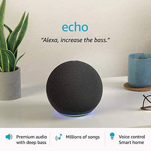Amazon Echo (4th Gen) | Premium sound powered by Dolby and Alexa 
