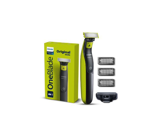 Philips OneBlade Turbo2X Hybrid Trimmer & Styler|Perfected for Skin Comfort|