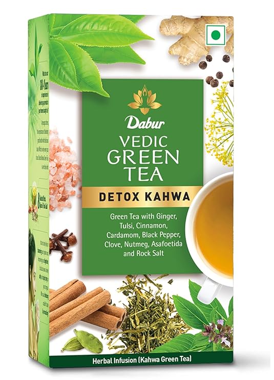 Dabur Vedic Detox Kahwa Green Tea 