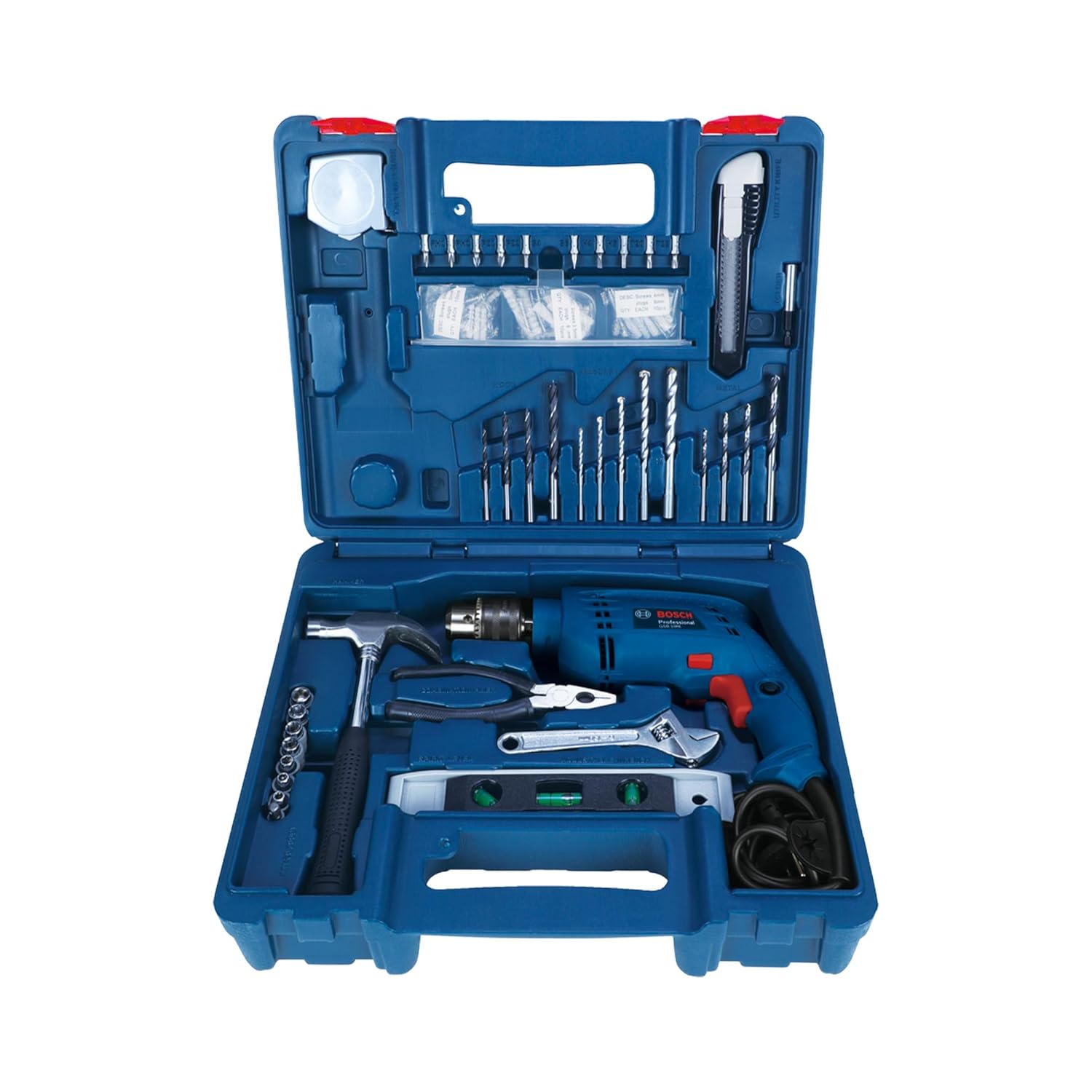 BOSCH Professional GSB 500 RE Corded-Electric Drill Tool Set 