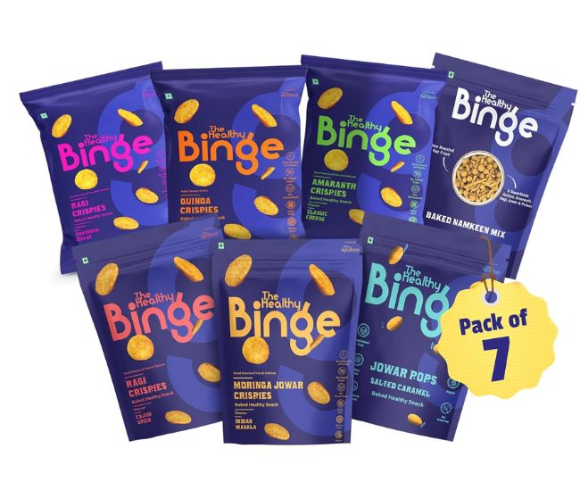 The Healthy Binge| Try Them All Pack| Baked not Fried Chips