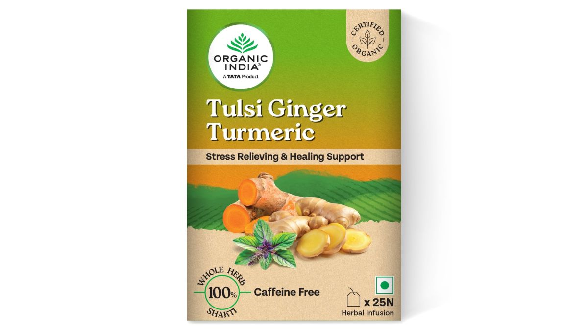 Organic India Tulsi Ginger Turmeric - 25 Tea Bags