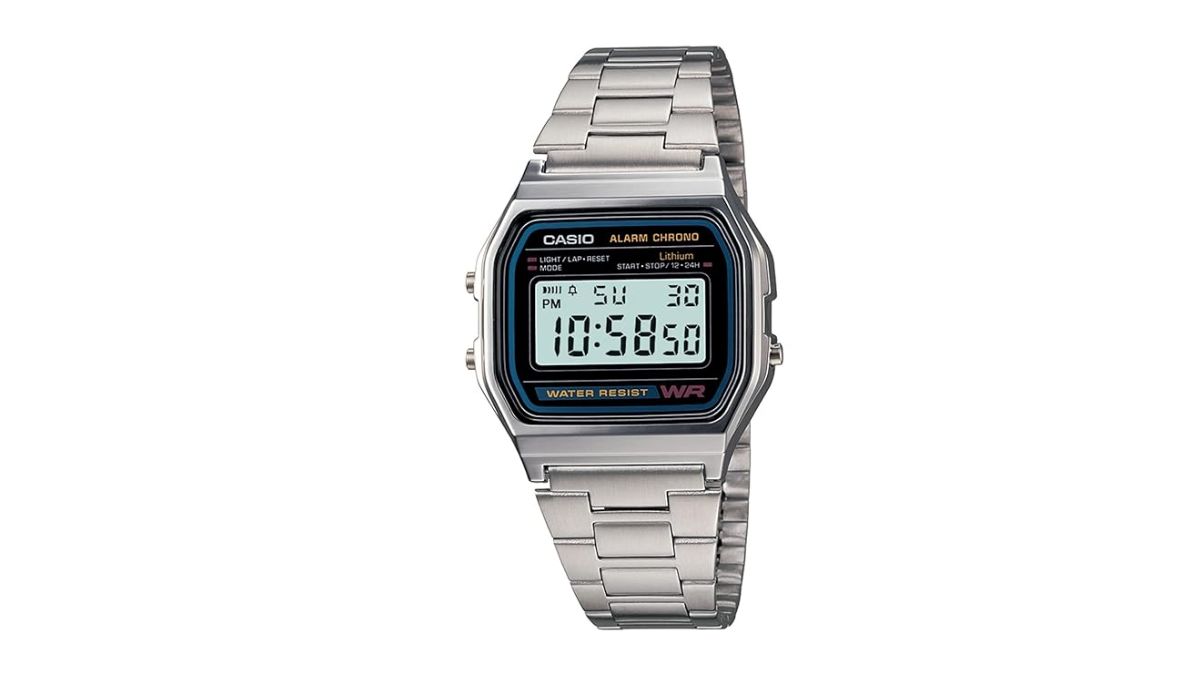 Casio Vintage A-158WA-1Q Digital Grey Dial Unisex Watch