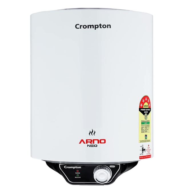 Crompton Arno Neo 15-L 5 Star Rated Storage Water Heater (Geyser) with Advanced 3 Level Safety, National Energy Conservation Award Winner 2023