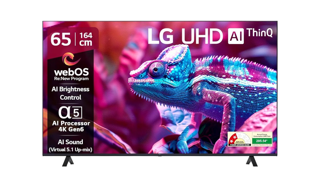 LG 164 cm (65 inches) UR75 Series 4K Ultra HD Smart LED TV 65UR75006LC