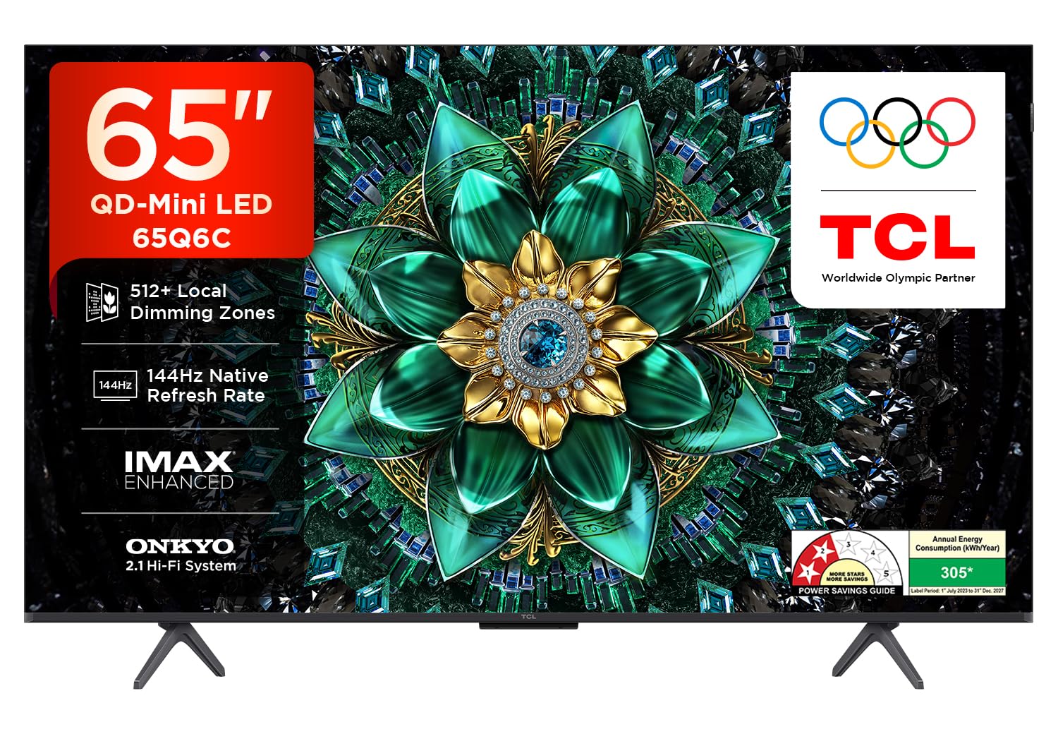 TCL 164 cm (65 inches) 4K UHD Smart QD-Mini LED TV