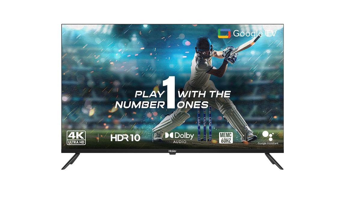 Haier 140 cm (55 inches) 4K Ultra HD Smart LED Google TV L55FG (Black)