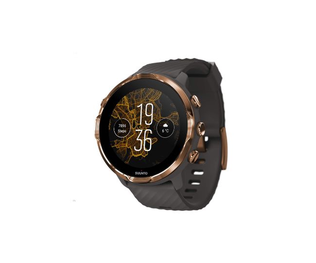 Suunto 7, GPS Sport Smartwatch with Wear OS by Google (Graphite Copper)