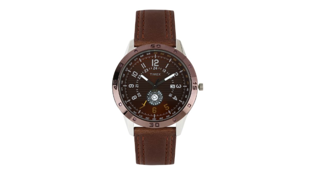 Timex Men Brown Dial Watch TI000U90300
