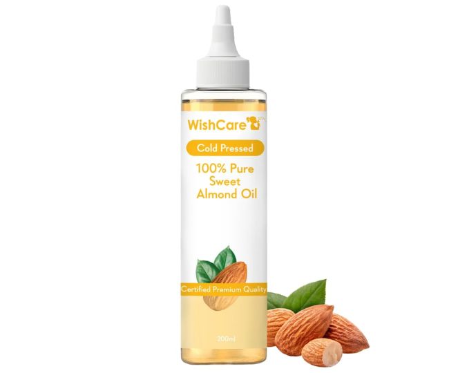 WishCare Pure Cold Pressed Sweet Almond Oil