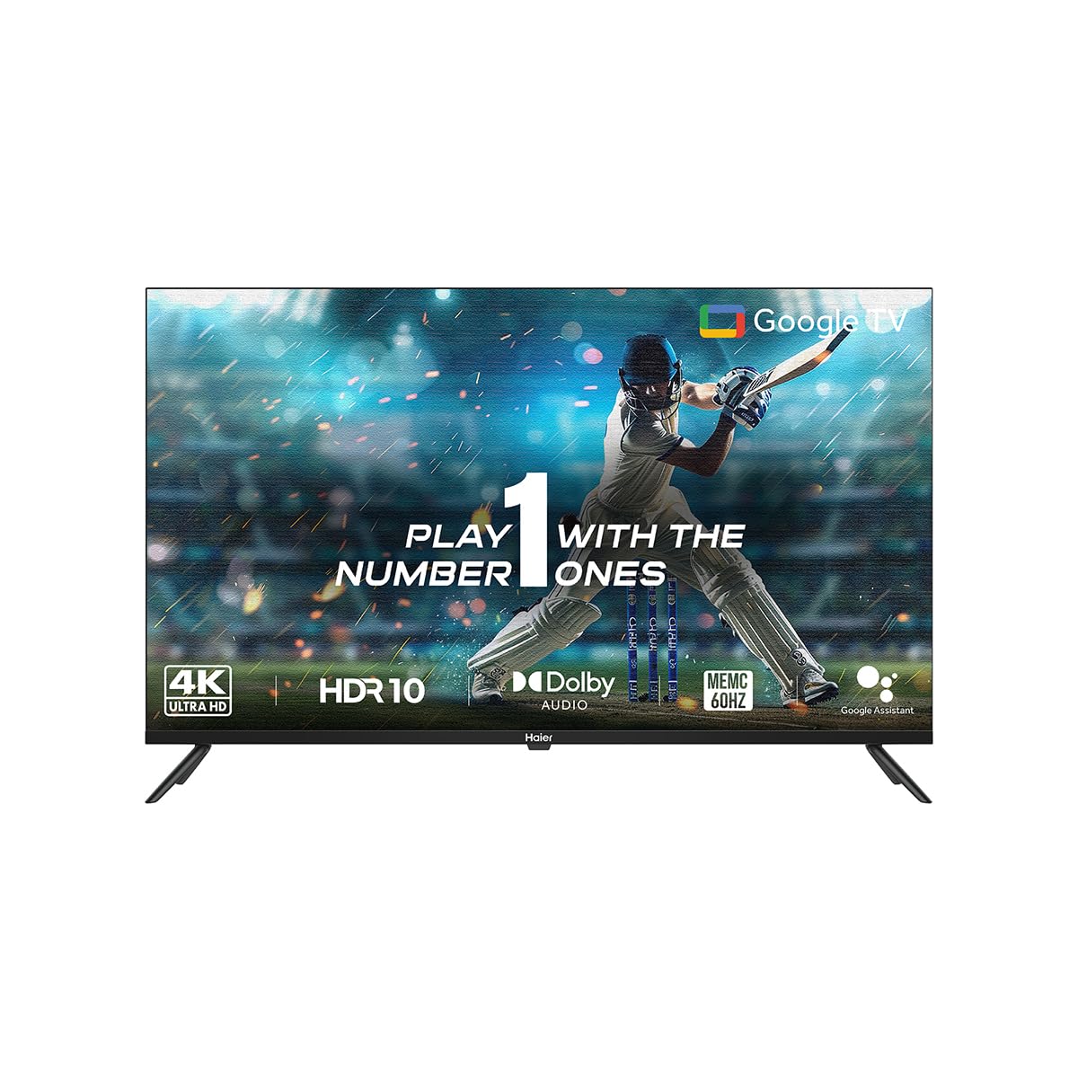 Haier 127 cm (50 inches) 4K Ultra HD Smart LED Google TV L50FG (Black)