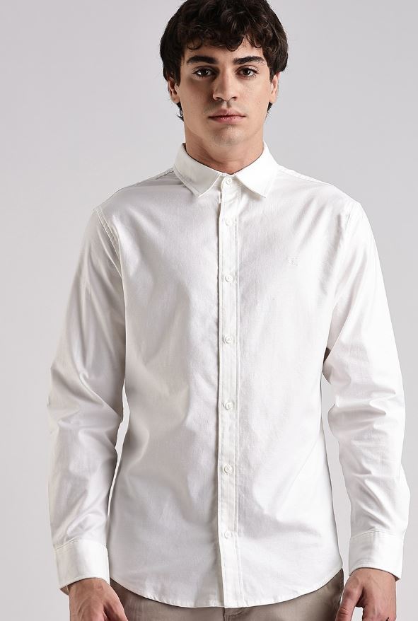Calvin Klein Jeans Men Classic Opaque Casual Shirt