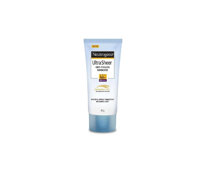 Neutrogena Ultra Sheer Sunscreen SPF 50+ | Broad Spectrum UVA/UVB | Blue light protect | No White Cast | Water resistant, Ultra light & Non sticky |...
