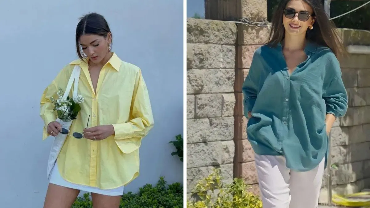 oversized women's shirt